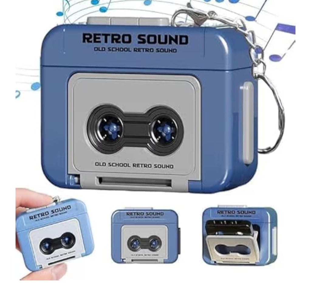 Mini Retro Tape Keychain